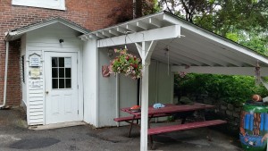 This lean-to is just one of the many shelters offered to hikers at the Church of the Mountain.