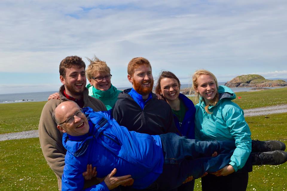 HL The foure Belfast YAVs with site coordinator on retreat in Iona, scotland