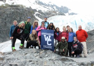 Exit Glacier with the team