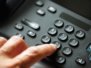 Dialing telephone keypad